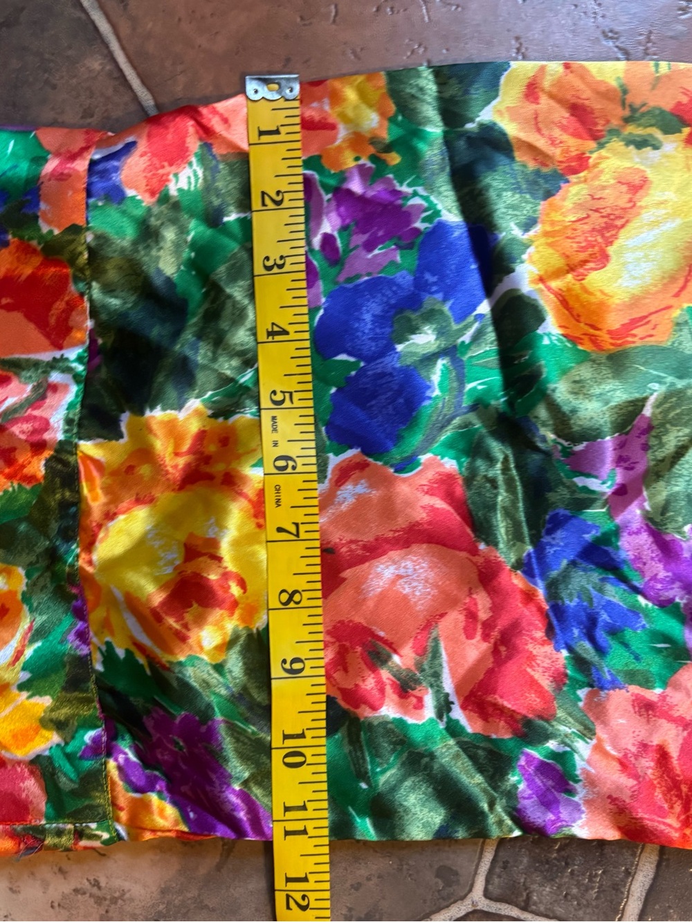 Vintage 90s Victoria’s Secret Gold Label vivid Floral Satin Robe Slip Set Size L - Picture 14 of 15